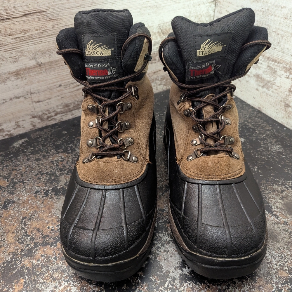 Mens Ithaca Sierra Waterproof Snow Boots Sz 10 Used 641290 - Picture 3 of 8